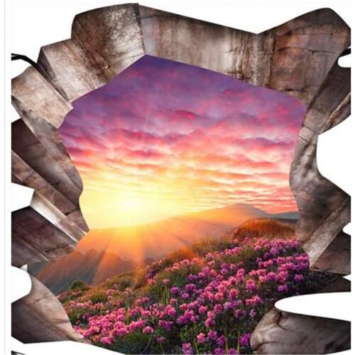 3d bathroom wallpaper waterproof nature scenery floors 3d murals wallpaper for living room 3d flooring