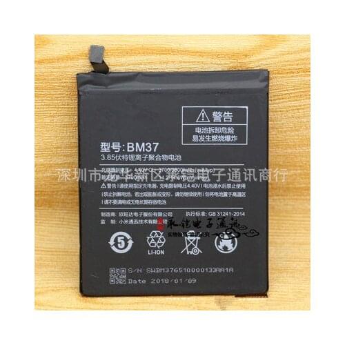 BM37 cell phone battery For Xiaomi Mi 5s Plus International Version Cellphone Battery 3800mAh Battery With Tools