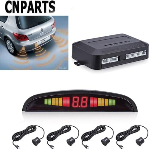 CNPARTS For Audi A4 B7 B5 A6 C6 Q5 Honda Civic 2006-2011 Fit Accord CRV Car Reversing Radar Parking Sensor LED Display Alert