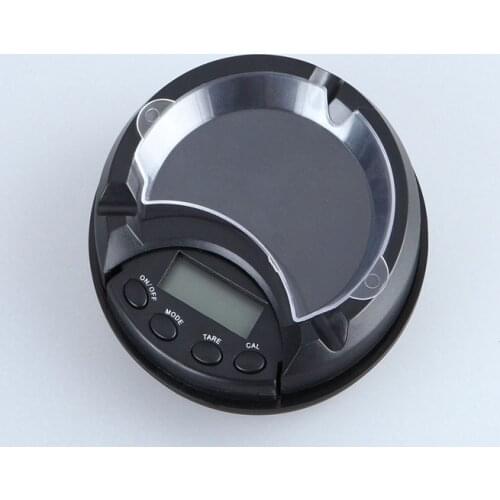 100g 0.01g Ashtray Pocket Scale LCD Digital Jewelry Scales Electronic Gold Diamond Carat Palm Weighing Balance Blue Backlight