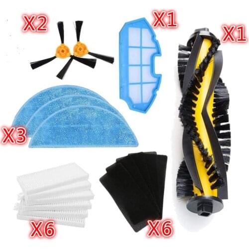 Robots aspiradores Conga Excellence Eufy RoboVac 11 11C,D , EEBOT N79S N79 iboto aqua v710 :cepillos laterales,filtro EPA,kit