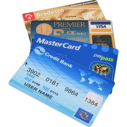 Fivestars Buy Pendrive 8gb 4gb 16gb 32gb Bank Credit Card Usb Flash Drive Memory Cards Business Gadget Gift usb 2.0 Memoria Usb