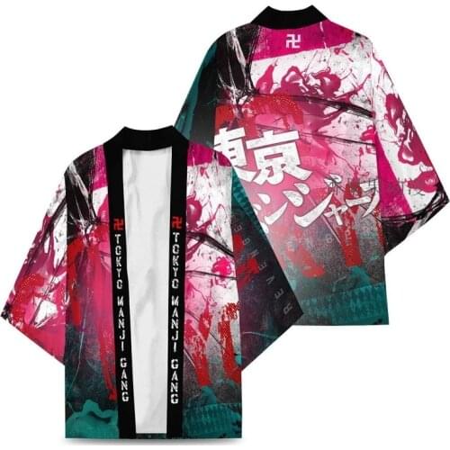 Tokyo Revengers японское кимоно Anime Japanese kimono Summer Women Bathrobe