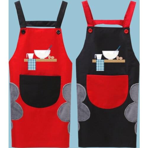 Cooking apron cute Japanese household kitchen waterproof and oil-proof female fashion adult housework work clothes custom logo