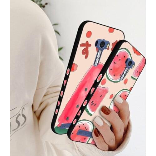 Summer Watermelon Silicone Case For Asus Zenfone Max Pro M1 ZB601KL ZB602KL Holder Stand Back Cover For Asus ZenFone 3 ZE552KL