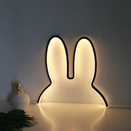 Cute LED Night Light Bedroom Ins Dormitory Cute Light Decoration Dream Creative Living Room Household Plug-in Bedside Lamp