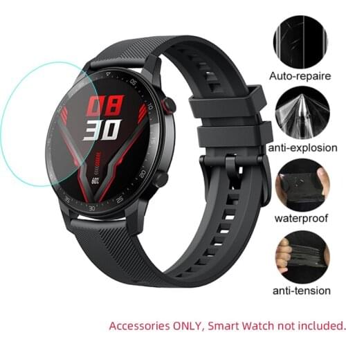 5pcs Soft TPU Clear Protective Film Guard For ZTE Nubia RedMagic Watch Smartwatch Display Screen Protector Cover Protection