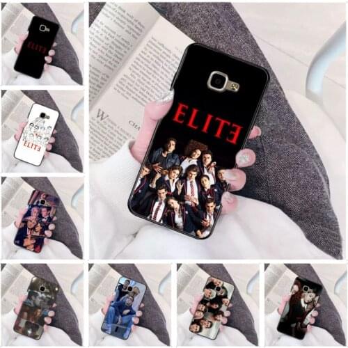 Spanish TV series Elite Pattern TPU Soft Phone Case for Samsung a3 a5 a6 a9 a7 a8 a10 a20 a40 a70 case
