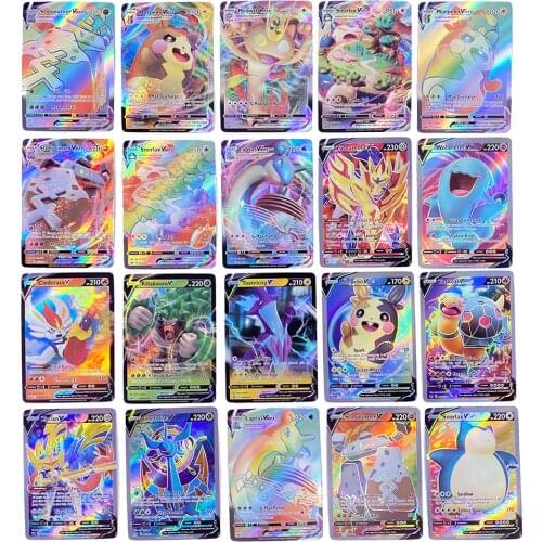 New Pokemon Battle Game Card Vmax Card CARDS Card GX TAG TEAM Version Kind Kids Toy Gift