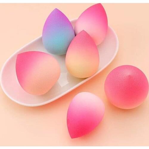 New Makeup Sponge Gradient Color Water drop Shape Foundation Concealer Sponge Mix Powder Colorful Cosmetic Puff Make Up Blender