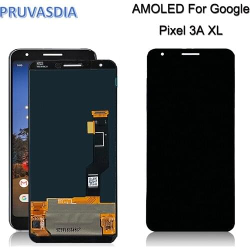Tested Original For Google Pixel 3A XL LCD Display Touch Screen Digitizer Assembly G020C G020G Pixel 3AXL LCD Screen