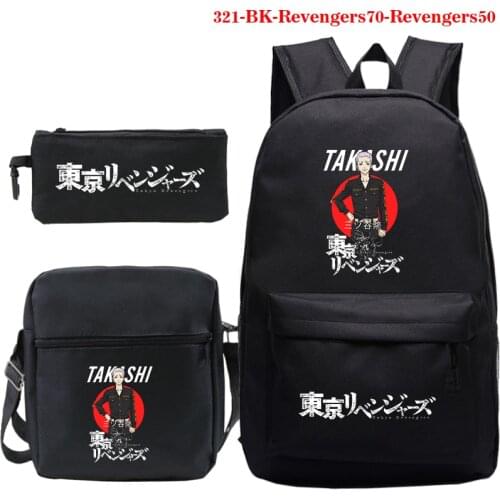 New Anime Tokyo Revengers Backpacks Travel Mochila Students Bookbag Anime Schoolbag Boys Girls Shoulder Bags Gift Back To School