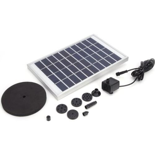 Solar Panel Mini Pump with Floating Disk High-Efficiency for Pool Fountains 10V 5W