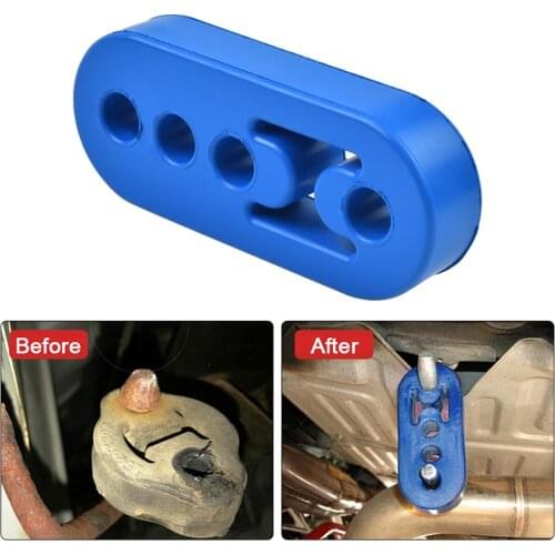 Universal 4 Holes Muffler Insulator Hanger Car Exhaust Tail Pipe Mount Bracket Hanger for VW Audi Ford Toyota Auto Accessories