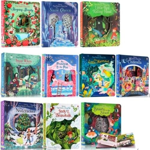 Usborne Peep Inside Collection 10 Books Set, Beautifully Illustrated Lift -the-flap Books, English Educational Picture Books