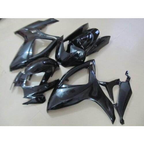 All gloss black Fairing kit for SUZUKI GSXR600 750 06 07 GSXR600 GSXR750 GSX-R600 750 K6 2006 2007 Fairings set+gifts SG01