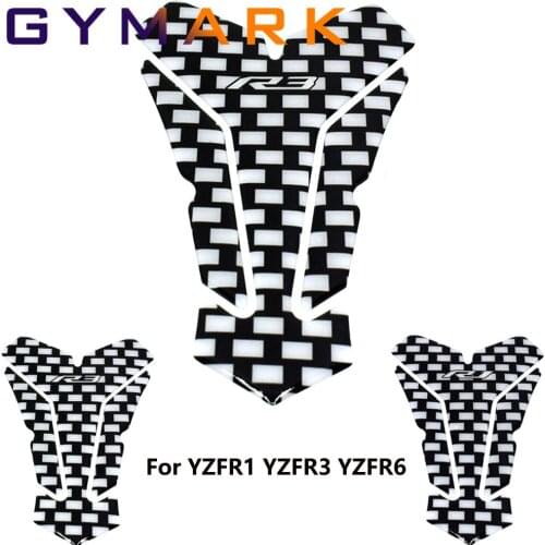For Yamaha YZFR1 YZFR6 YZFR3 YZF R1 R3 R6 Motorcycle Protection Decal Fuel Tank Pad Fish Bone Sticker Fish Bone Sticker