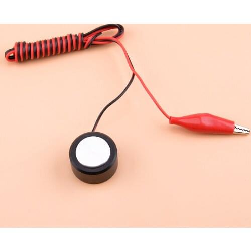 1pc Cnc Z Axis Setting Touch Plate Probe Engraving Mach 3 Router Mill Milling Tools Black & Red Tool Parts