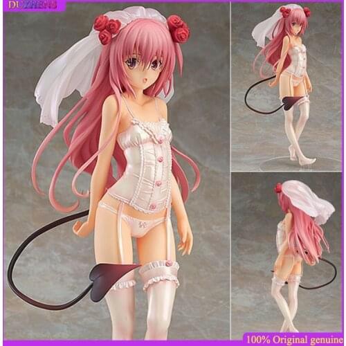 100% Original: To Love Ru Nana Asta Deviluke Wedding dress Action Figure Anime Figure Model Toys Figure Collection Doll Gift