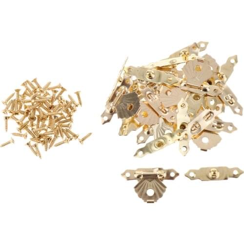 12-Pack Retro Metal Latch Buckle Cabinet Buckle Retro Furniture Hardware Accessories