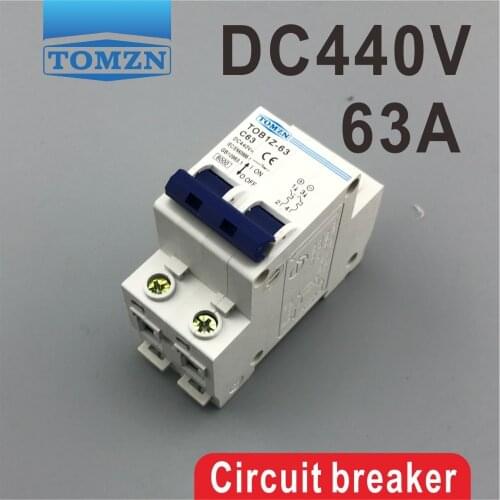 2P 63A DC 440V Circuit breaker MCB