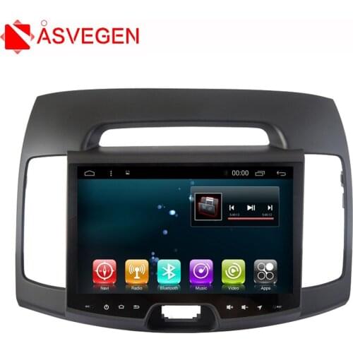 9 inch Android 7.1 For HYUNDAI Elantra 2007-2011 Quad Core HD Touch Screen Wifi GPS Navigation Multimedia Player Radio