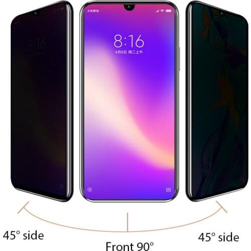 Anti-spy Tempered Glass for Xiaomi Redmi Note 10 9 Pro Max 10S 5G 8 Pro 8T Privacy Screen Protector for Redmi Note 9S T 6 7 Pro