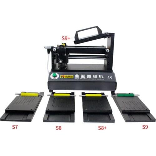 7 inch Curved screen Edge OCA machine Film Laminating Machine LCD Repair oca glue paster for Sumsung s8/s8+ s9/s9+ iPhone 5-7P