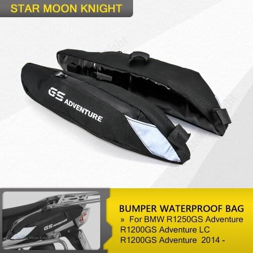 Motorcycle Frame Side Pockets luggage rack Travel Placement Waterproof Bag For BMW R1200GS ADV LC R1250GS Adventure 2014