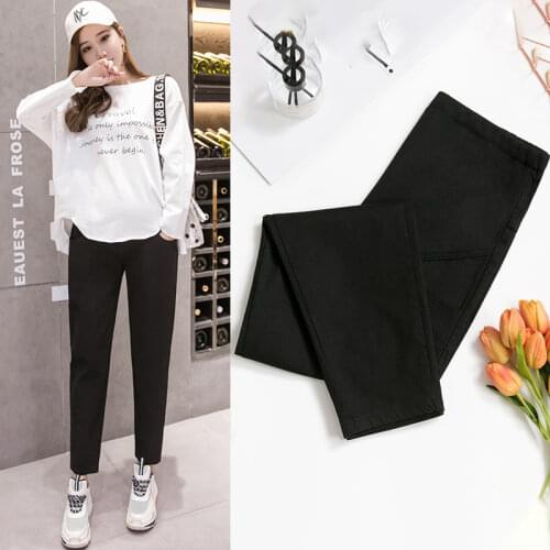Cotton Maternity Pants Clothes Causal Trousers For Pregnant Women Harem Pants Long Trousers Pregnancy WearClothing Spring summer