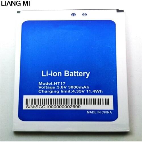 HOMTOM HT17 Battery 100% Original Batteries Replecement Large Capacity 3000mAh Back-up Battery with phone stander