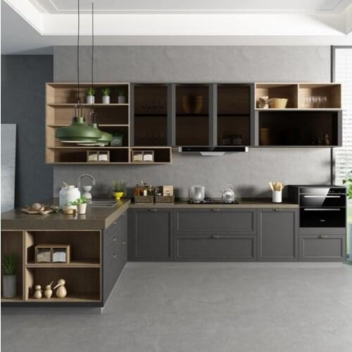 Customized cabinets Whole kitchen cabinets Customized kitchen cabinets Economical whole house decoration Quartz countertops