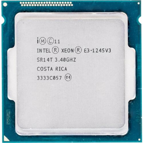 Intel Xeon E3 1245v3 E3 1245 v3 3.4GHz Quad-Core Eight-Thread CPU Processor 8M 84W LGA 1150