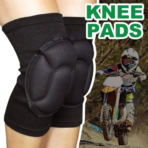 1 Pair Thickening Football Volleyball Extreme Sports Knee Pads Brace Support Protect Cycling Knee Protector Kneepad