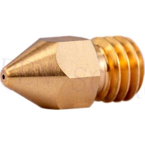 4pcs high quality Zortrax Brass Nozzle for Hotend Kit Zortrax M200 M300 3D printer 0.4/1.75MM Screw thread M6 EXtruder
