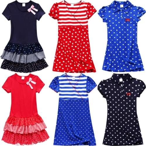 2020 Summer New Tutu Dress Baby Girl Clothes Cotton Tunic Toddler Girls Dresses Kids Clothing 8 Style Princess Dress Children