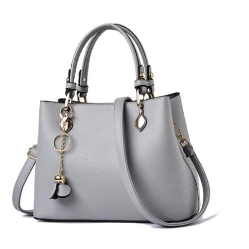 Fashion Elegant Female Handbag 2021 New PU Leather Designer Women Bag Large Shoulder Messenger Bag Large Shopping Handbag