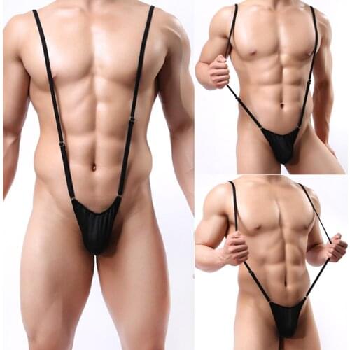 Mens Strap Underwear Male Sexy Thong Mankini Men Leotard Thongs Man Body Costume Bodysuit Stage Perform Bandage Lingerie