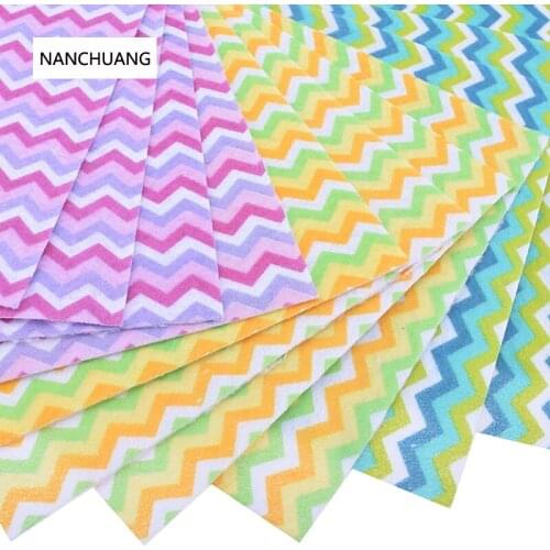 Nan Chuang 15Pieces/lot Non Woven Felt Fabric 1mm Thickness Polyester Printed Soft Felt Of Home Decoration Pattern 30X30CM