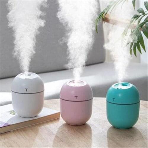 2020 new Ultrasonic Car Diffuser Mute Portable Mini USB Humidifier Air Purifier with Night Light