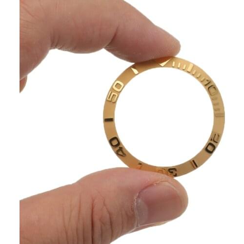 New Gold/White Watches Replace Accessories 38mm Watch Face Ceramic Bezel Insert For 40mm Submariner Automatic Mens Watch cover