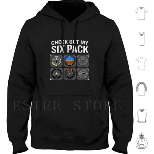 Check Out My Six Pack Aviation Funny Fake Muscle Hoodies Sarcasm Sarcastic Funny Hilarious Humor Cool Awesome