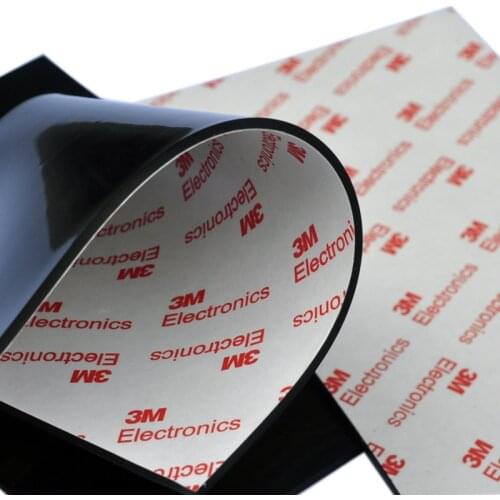 11cm*2mm*1m white and black 3M Self Adhesive Anti Slip Silicone Rubber Bumper High Sticky Shock Absorber Feet Pads for Furniture