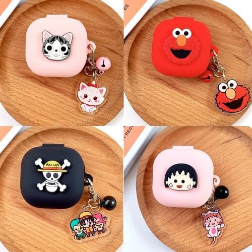 Cute Cartoon Silicon Cover for Samsung Galaxy Buds Live 2020 Case Bluetooth Earphone Case Wireless Headphone Protective Case Box