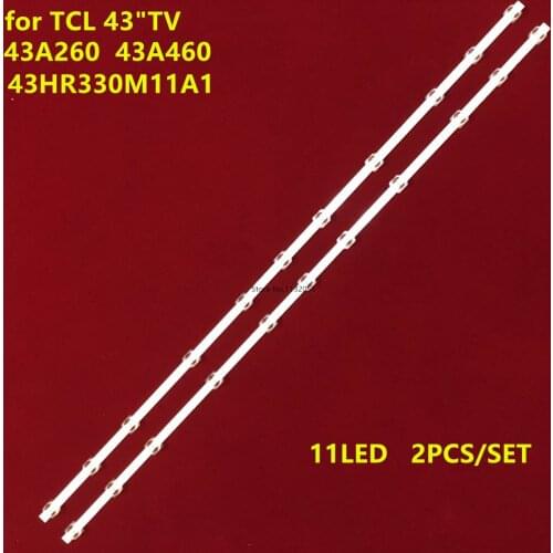 LED backlight strip for TCL 43A260 43A460 43V2 43F6F 43L2F 43D6 43V2 43U5850C 43L2800C 43L2F lighr bar 4C-LB4311-ZM06J 43HR330M