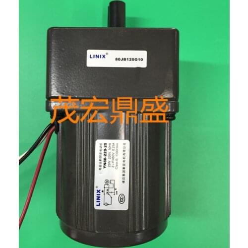 3 lines Constant speed Deceleration Motor LINIX Gear Motor YN80-220-25 80JB120G10 new original