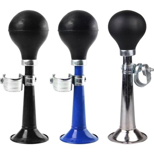 Bicycle Air Horn Hooter Non-Electronic Retro Bike Bell Alarm Bugle Silicone Squeeze Bulb Trumpet Cycling Bicycle Horn Bell