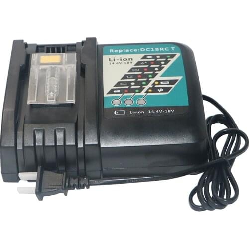 Power Tool Rechargeable Battery Charger for Makita DC18RC Li-Ion Battery Rapid 9A Charger BL1415 BL1430 BL1815 BL1830