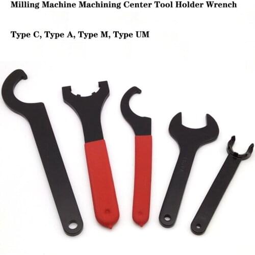 1PC Milling Machine Machining Center CNC Wrench ER16A ER20M ER32UM C Configuration Tool Holder Wrench ER40OZ25 Drill Chuck APU