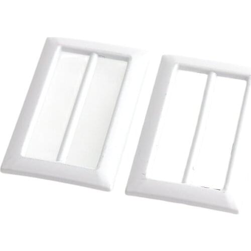 31mm(1.2inch)Metal White Tri Glide Adjust Buckles for Bag Strap Belt Webbing Loop Ring Leather Craft Repair